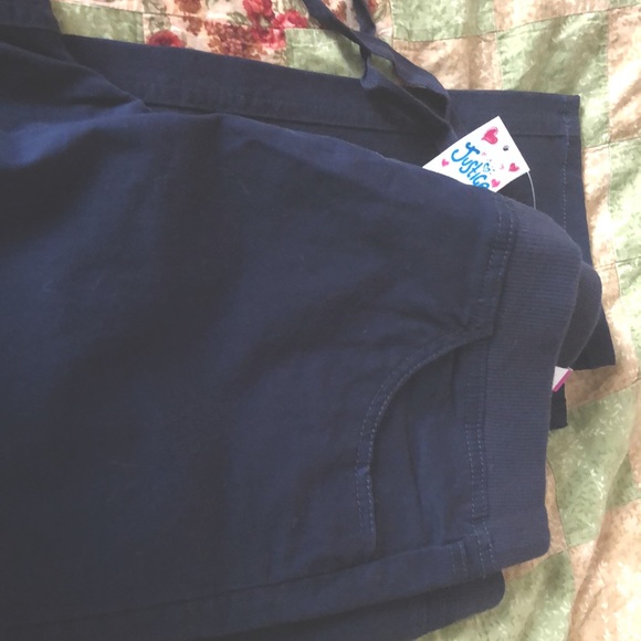 Girls Justice Pants 18.5 Navy Blue - Picture 1 of 4